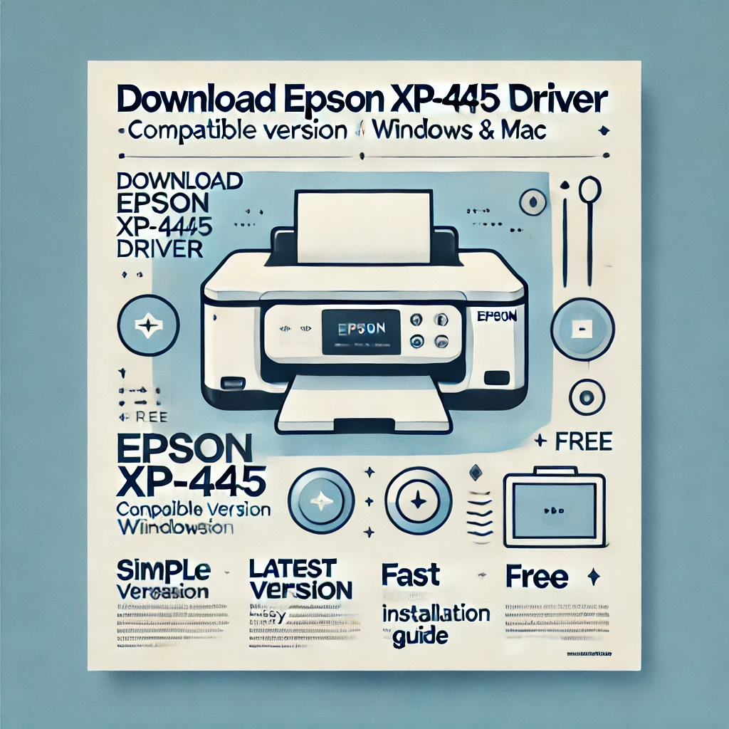 Epson XP-445 Driver Download